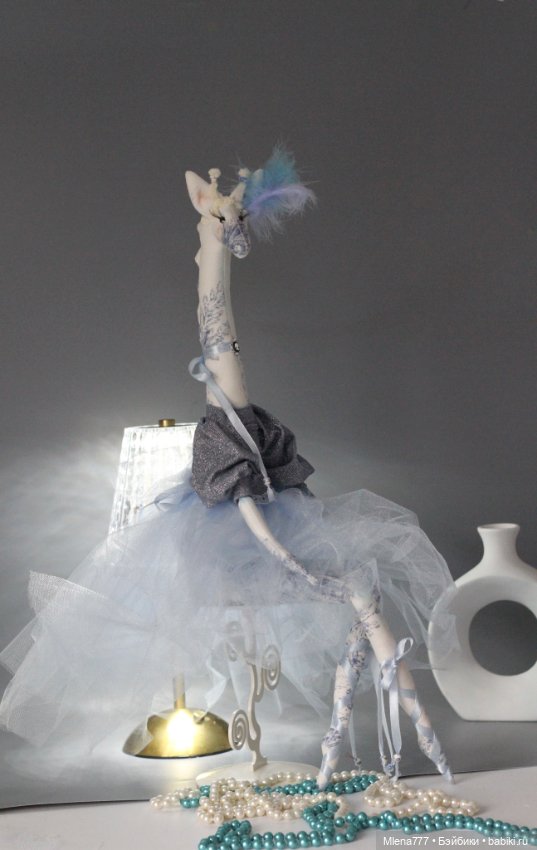 Жираф . Балерина — Авторские текстильные куклы: Вальдорфские (фото 7)