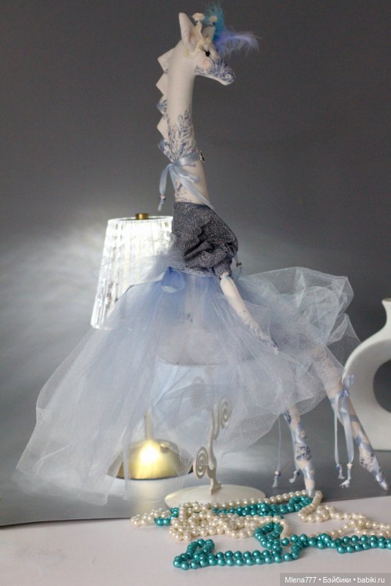 Жираф . Балерина — Авторские текстильные куклы: Вальдорфские (фото 8)