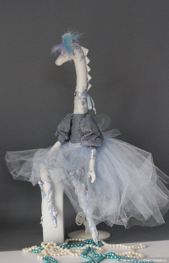 Жираф . Балерина — Авторские текстильные куклы: Вальдорфские (фото 6)