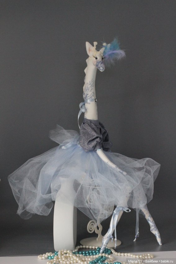 Жираф . Балерина — Авторские текстильные куклы: Вальдорфские (фото 5)
