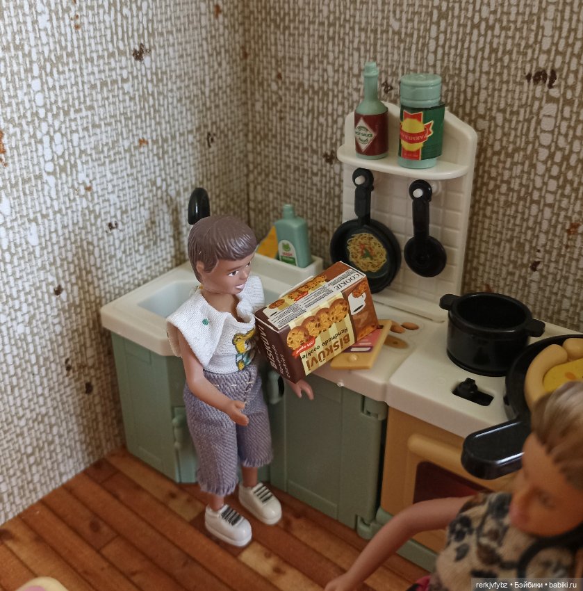 Обед в семейке Lundby — Игровые куклы разных производителей (Разное): редкие бренды (фото 9)