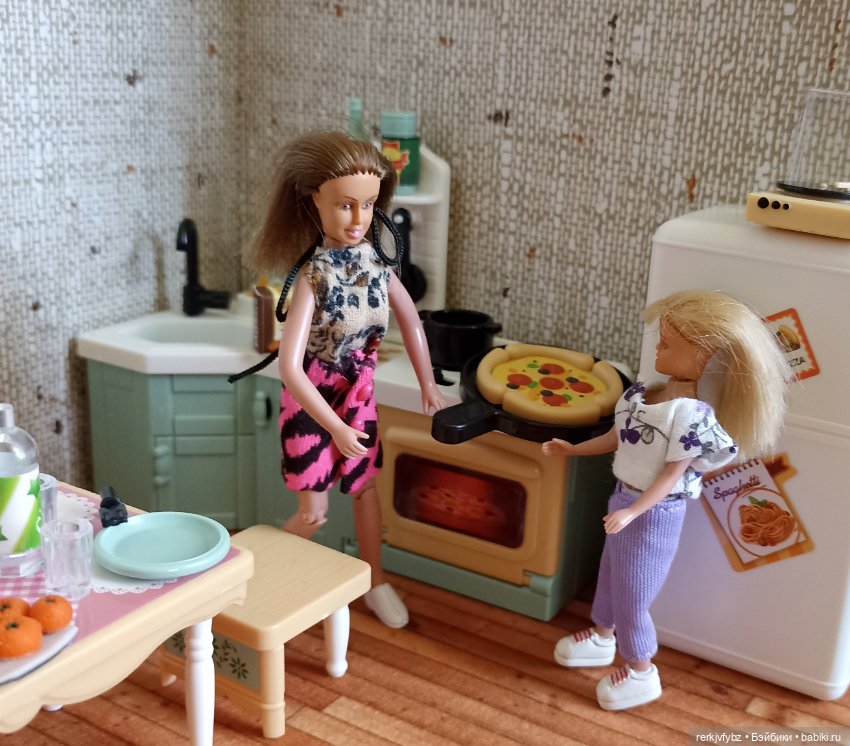 Обед в семейке Lundby — Игровые куклы разных производителей (Разное): редкие бренды (фото 7)