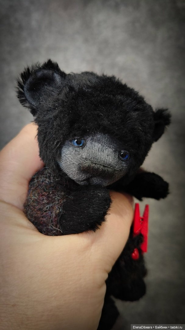 Медвепупсы в черном — Авторские мишки Тедди и друзья: фото (фото 9)