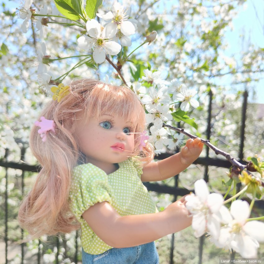 Когда цветут сады🌸🌸🌸(Габриэль Мюллер куколка) (фото 8)