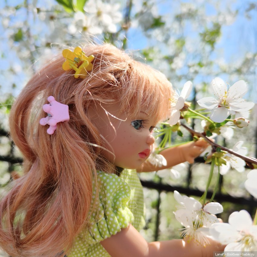 Когда цветут сады🌸🌸🌸(Габриэль Мюллер куколка) (фото 9)