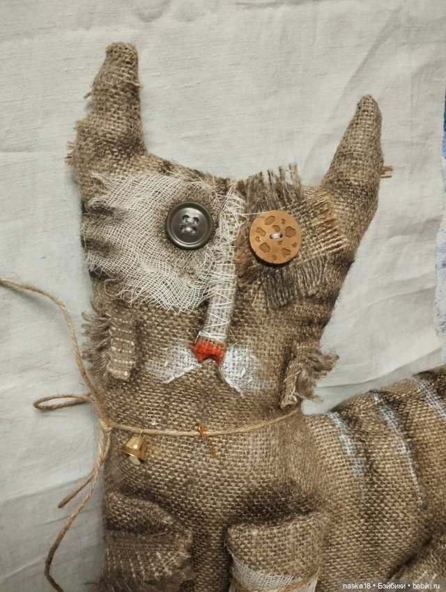 Текстильные игрушки и примитивы: кофейные (фото 6)