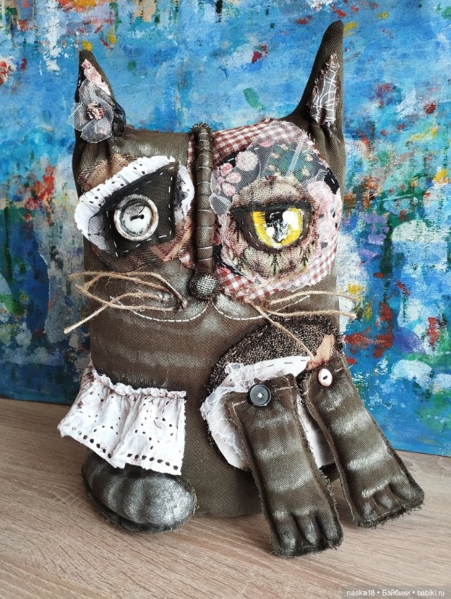 Текстильные игрушки и примитивы: кофейные (фото 3)