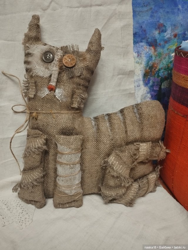 Текстильные игрушки и примитивы: кофейные (фото 7)