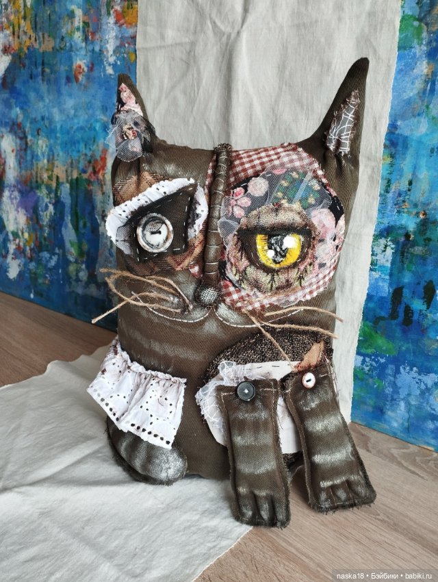 Текстильные игрушки и примитивы: кофейные