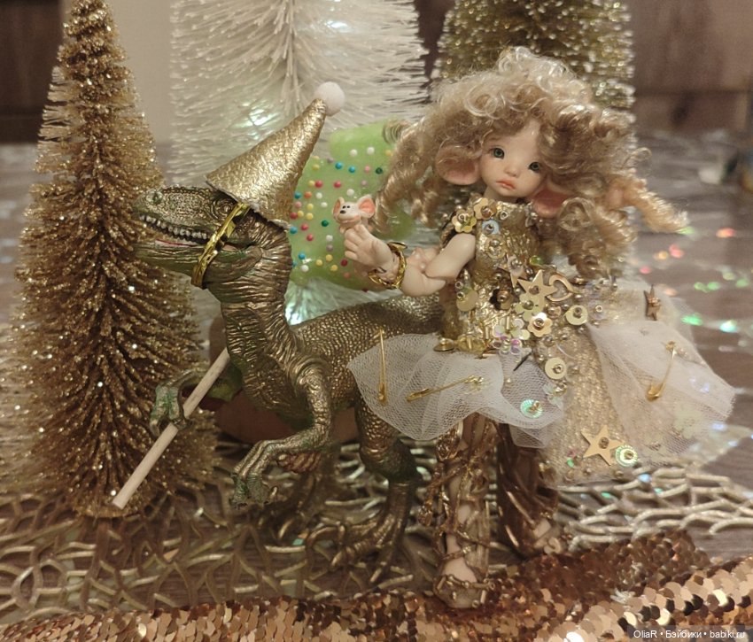 🌬Похолодание или 🌿 "Весенне-новогодняя" фотосессия с Велоцираптором🦖 (фото 8)