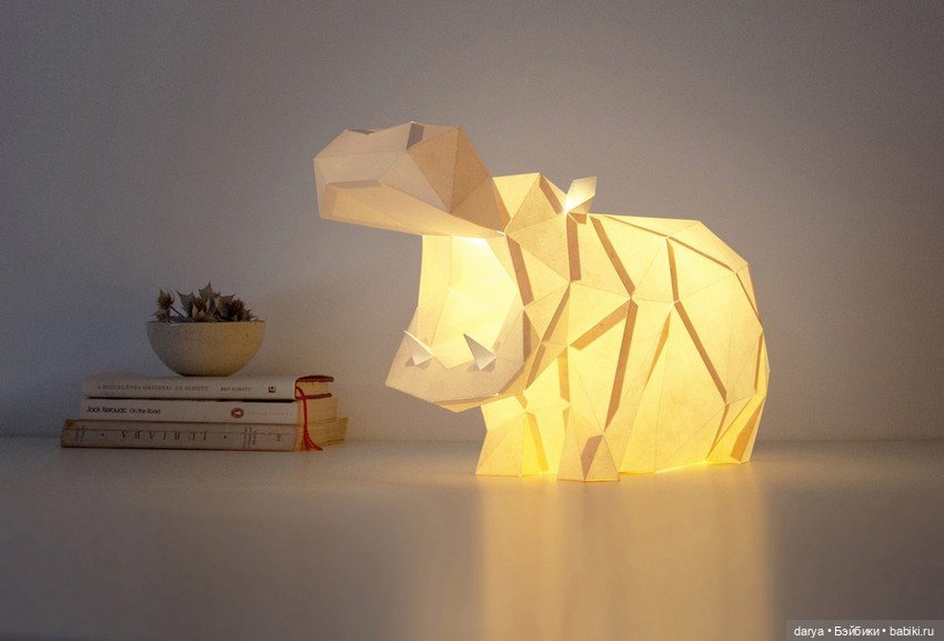Светильники в форме животных и и птиц