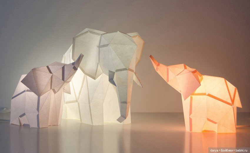 Светильники в форме животных и и птиц