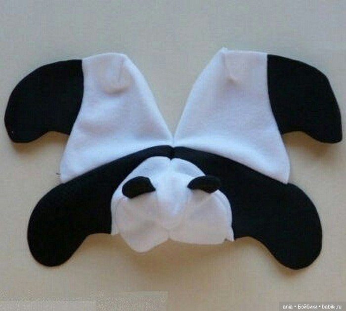 Панда с выкройкой — Выкройки Мишек Тедди и медведей: классика (фото 4)