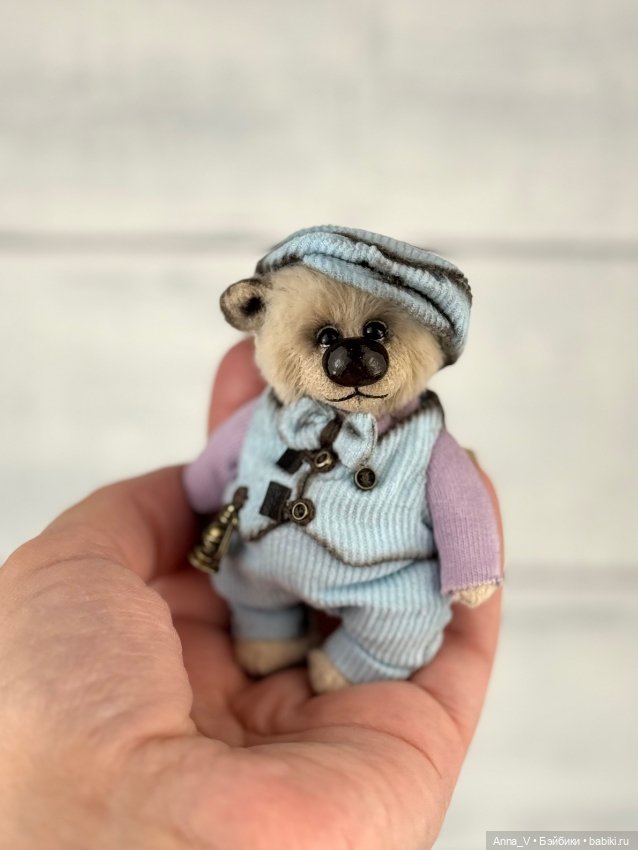 Тедди мишка Елисей — Авторские мишки Тедди и друзья: фото (фото 4)