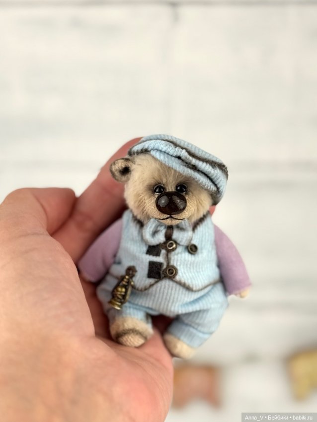 Тедди мишка Елисей — Авторские мишки Тедди и друзья: фото (фото 3)