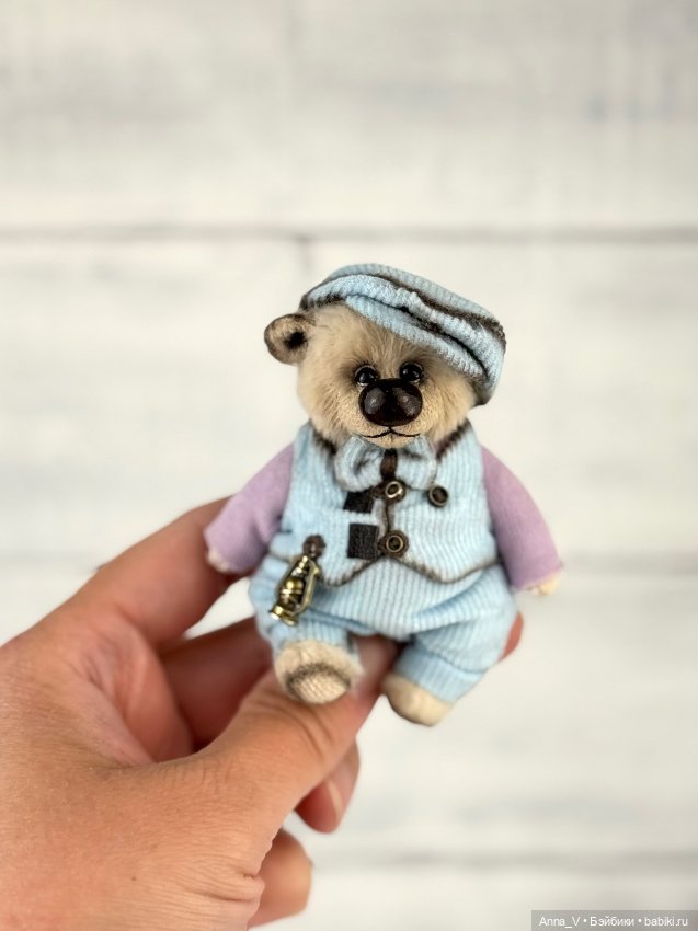 Тедди мишка Елисей — Авторские мишки Тедди и друзья: фото (фото 2)