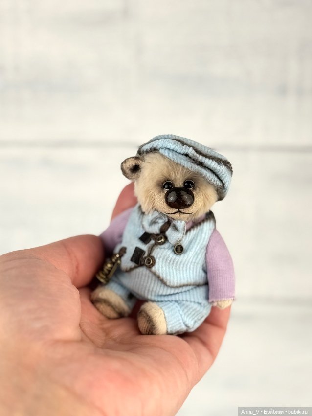 Тедди мишка Елисей — Авторские мишки Тедди и друзья: фото (фото 5)