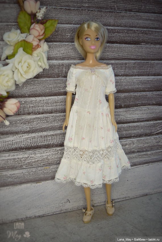 История двух платьев — Одежда и обувь для кукол своими руками: фото (фото 3)