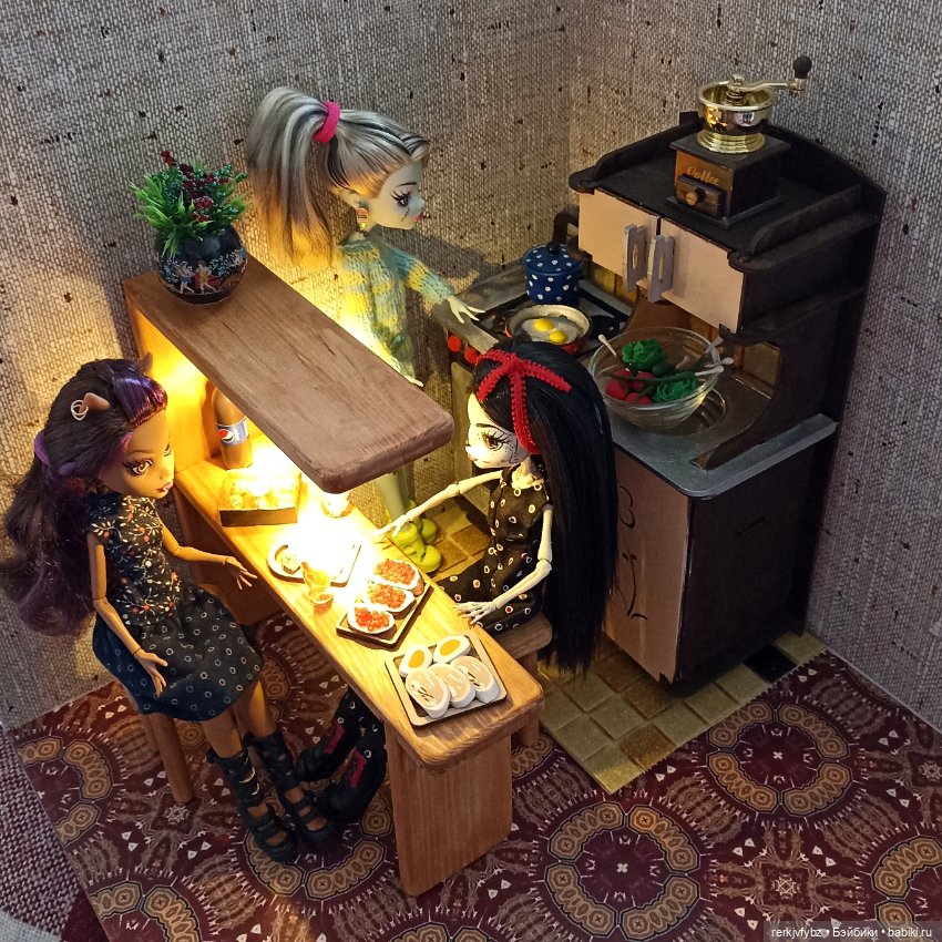 Кухня — Румбоксы и кукольные интерьеры: фото (фото 8)