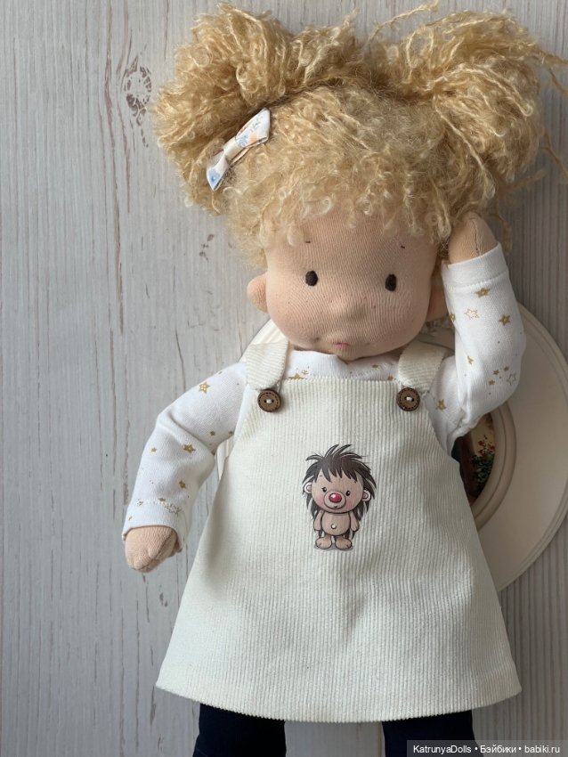 Текстильная игровая кукла «Сказочница». Авторская работа (фото 5)