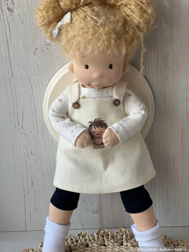 Текстильная игровая кукла «Сказочница». Авторская работа (фото 6)