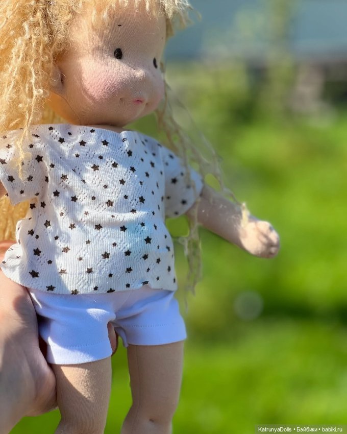 Текстильная игровая кукла «Сказочница». Авторская работа (фото 3)