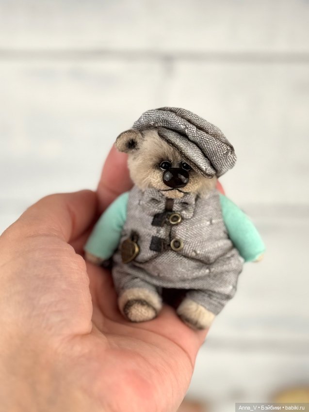 Тедди мишка Федя — Авторские мишки Тедди и друзья: фото (фото 3)