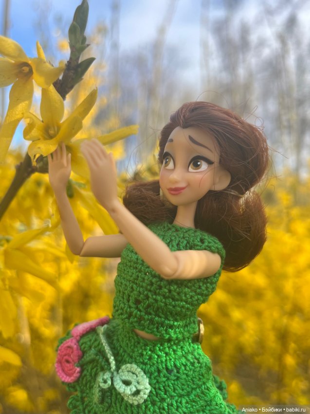 Форзиция и Белль — Куклы Disney Animators и Принцессы Диснея: Disney Store (фото 3)