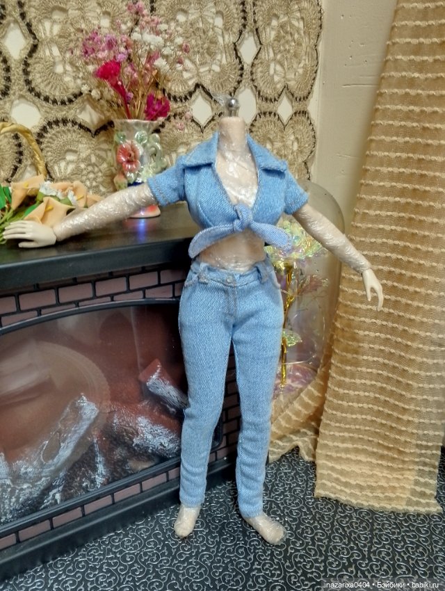 Страсти по джинсам — Одежда и обувь для кукол своими руками: фото (фото 4)