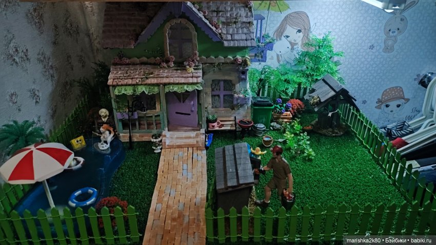 Дачный домик — Румбоксы и кукольные интерьеры: фото (фото 8)
