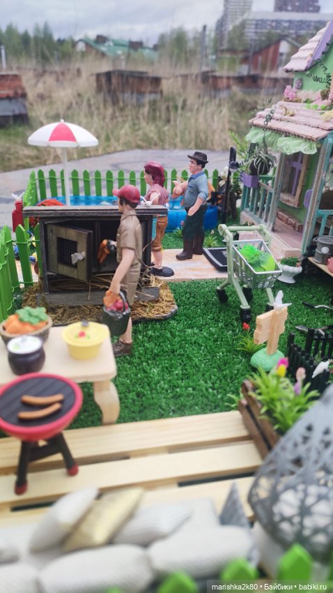 Дачный домик — Румбоксы и кукольные интерьеры: фото
