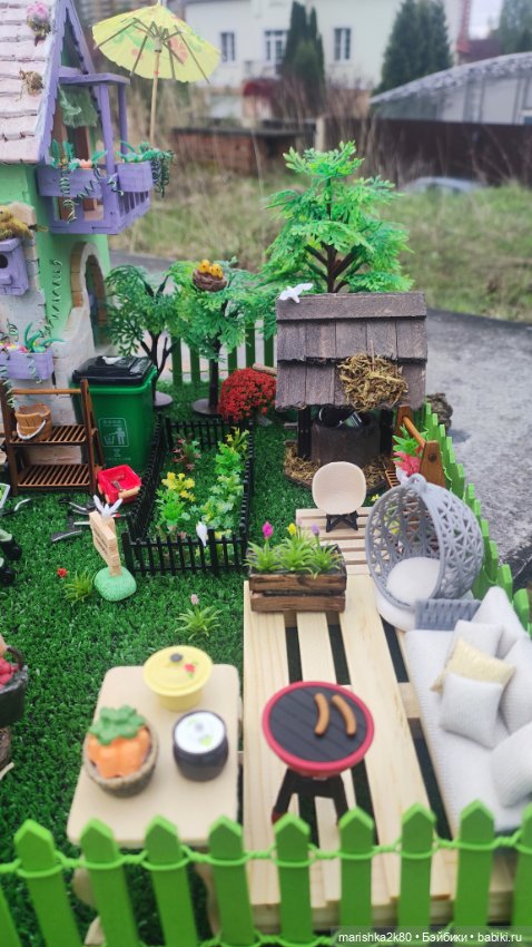 Дачный домик — Румбоксы и кукольные интерьеры: фото