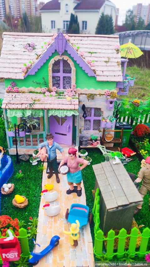 Дачный домик — Румбоксы и кукольные интерьеры: фото