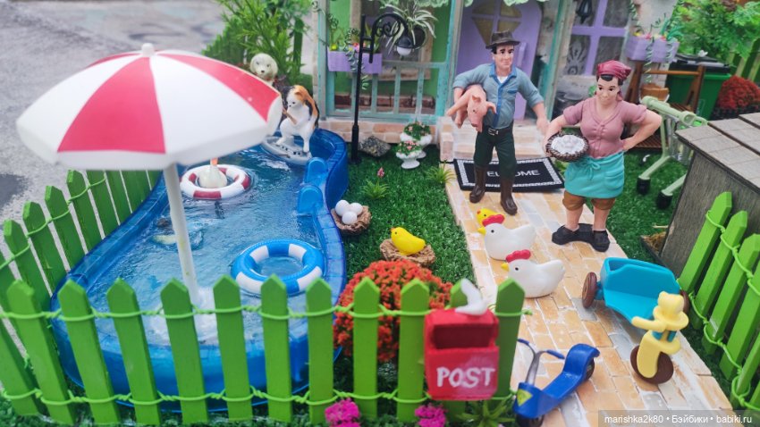 Дачный домик — Румбоксы и кукольные интерьеры: фото