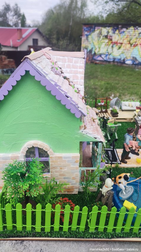 Дачный домик — Румбоксы и кукольные интерьеры: фото