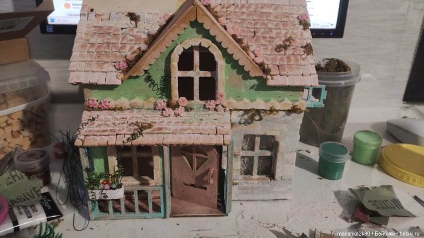 Дачный домик — Румбоксы и кукольные интерьеры: фото (фото 4)