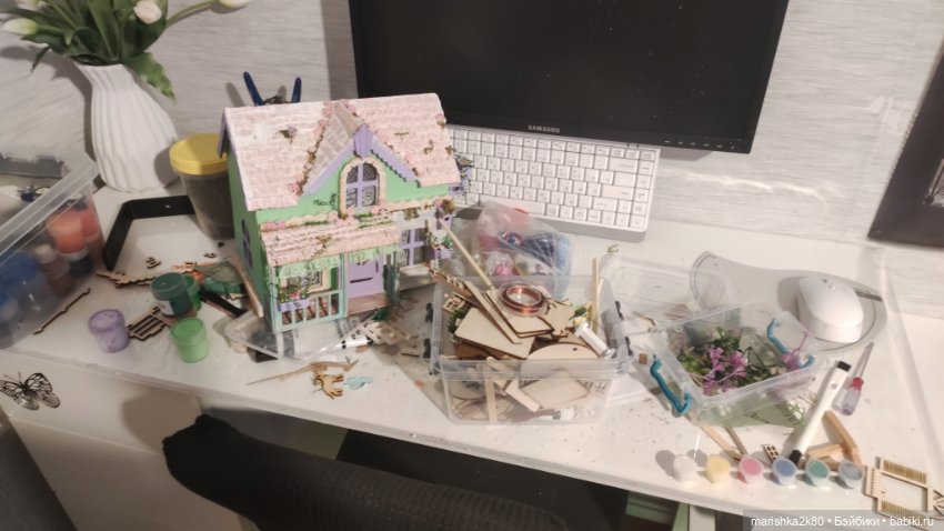 Дачный домик — Румбоксы и кукольные интерьеры: фото