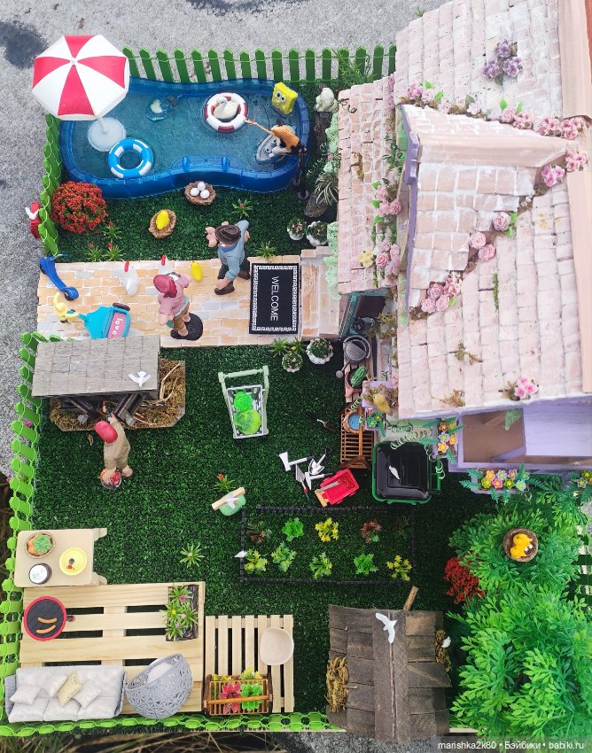 Дачный домик — Румбоксы и кукольные интерьеры: фото