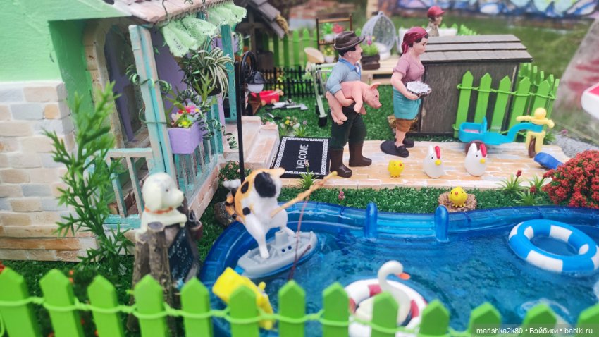 Дачный домик — Румбоксы и кукольные интерьеры: фото