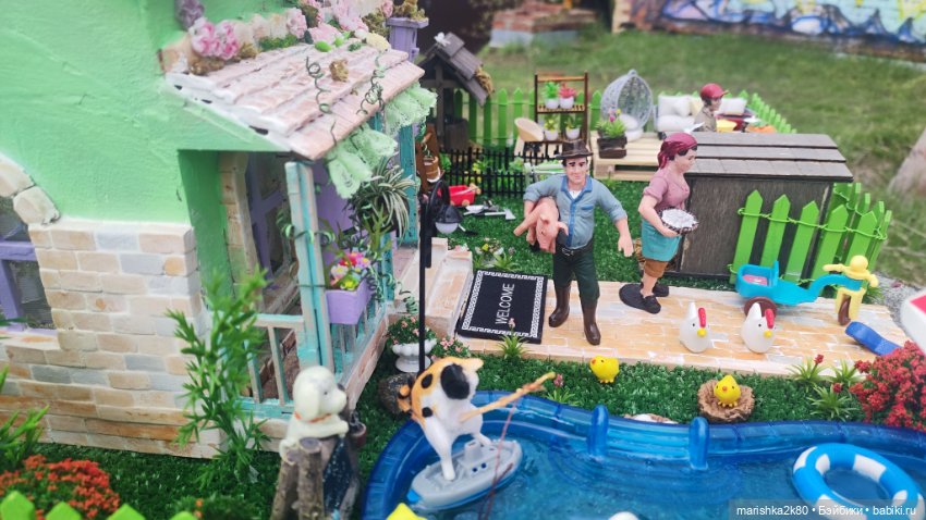 Дачный домик — Румбоксы и кукольные интерьеры: фото