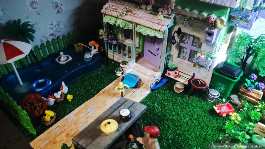 Дачный домик — Румбоксы и кукольные интерьеры: фото (фото 9)