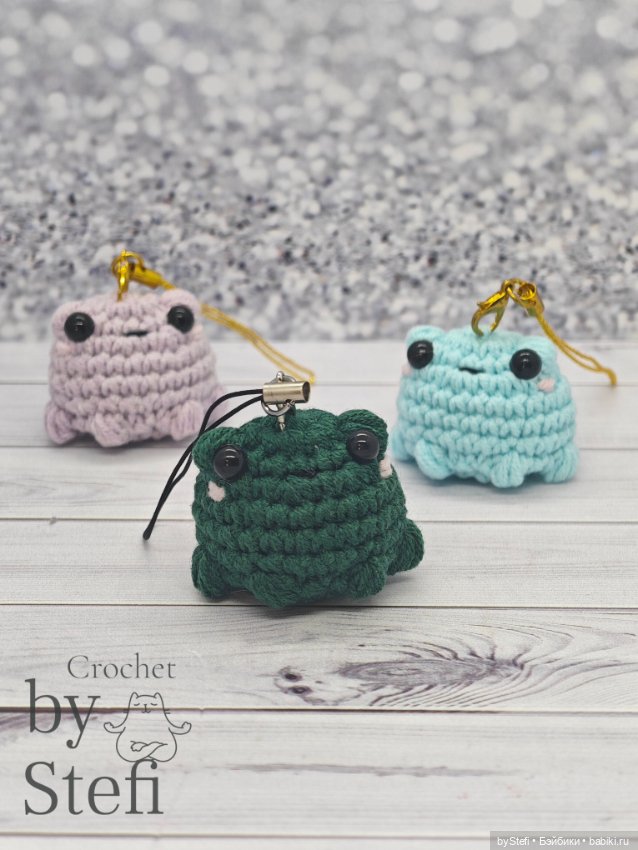 Лягушечки — Вязаные игрушки и амигуруми: крючком (фото 7)