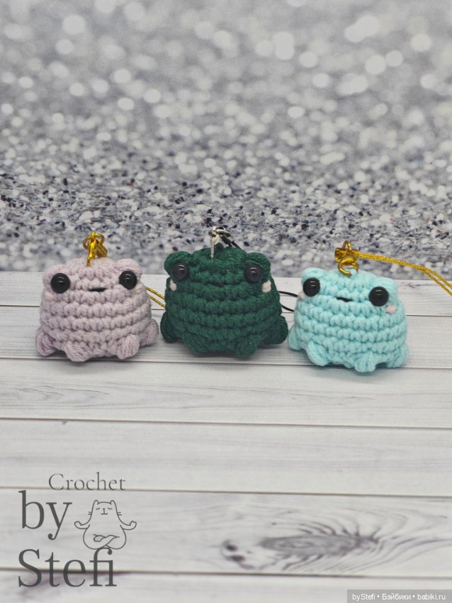 Лягушечки — Вязаные игрушки и амигуруми: крючком