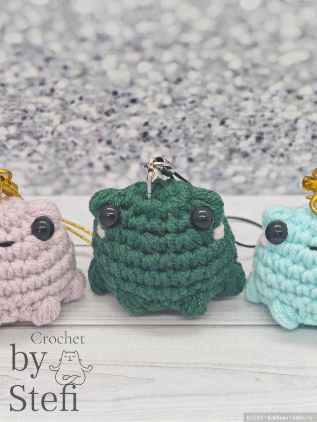 Лягушечки — Вязаные игрушки и амигуруми: крючком (фото 3)