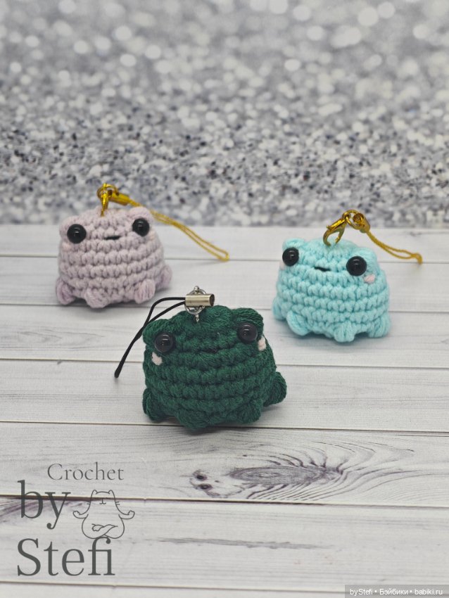 Лягушечки — Вязаные игрушки и амигуруми: крючком (фото 6)