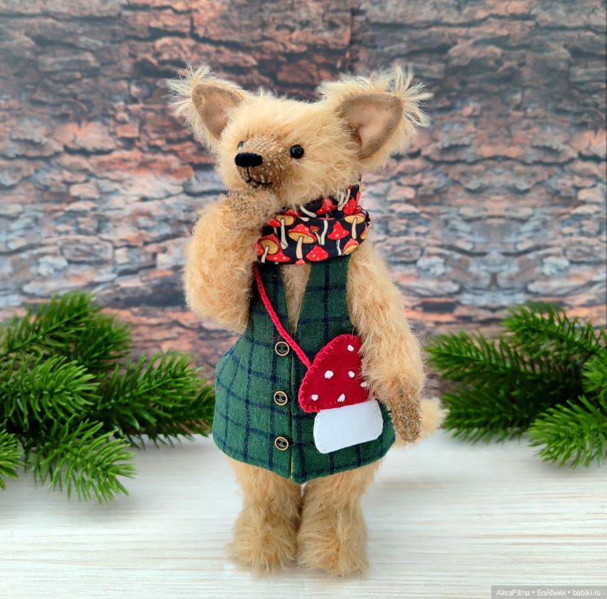 🐺Волк Габриэль🍄 — Авторские мишки Тедди и друзья: фото (фото 5)