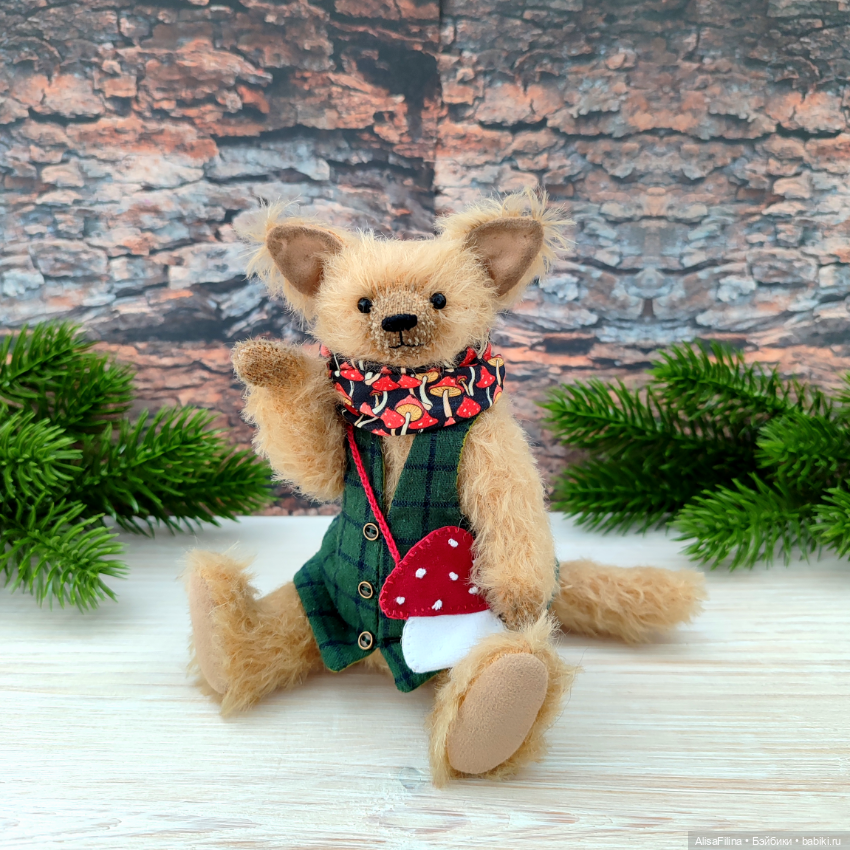 🐺Волк Габриэль🍄 — Авторские мишки Тедди и друзья: фото (фото 8)