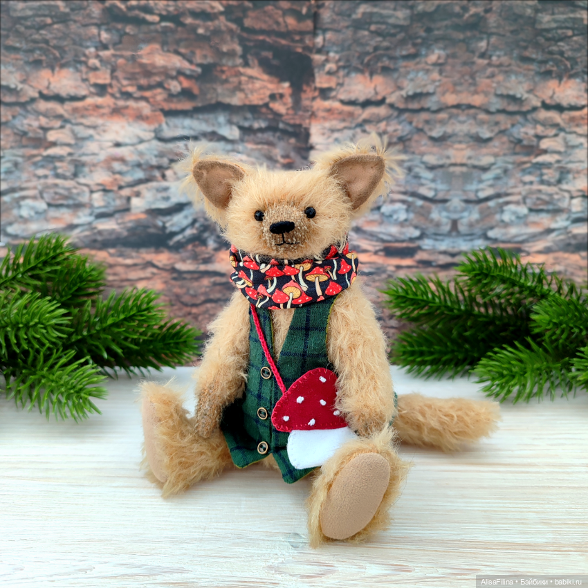 🐺Волк Габриэль🍄 — Авторские мишки Тедди и друзья: фото (фото 9)