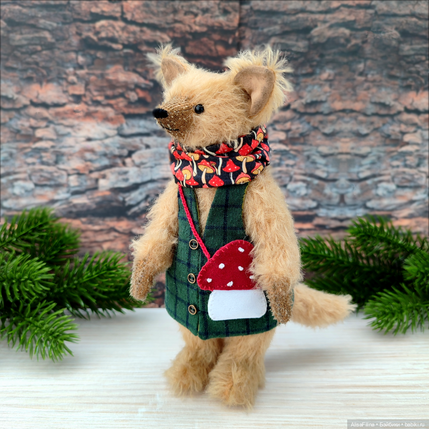 🐺Волк Габриэль🍄 — Авторские мишки Тедди и друзья: фото (фото 4)