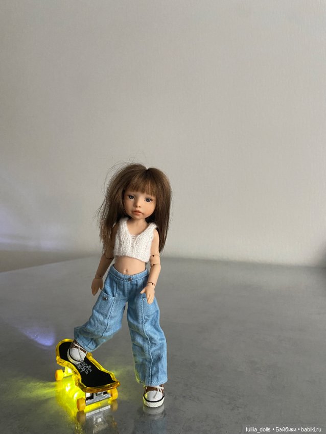 Полина на скейте — Домашние фото авторских кукол: личные коллекции (фото 3)
